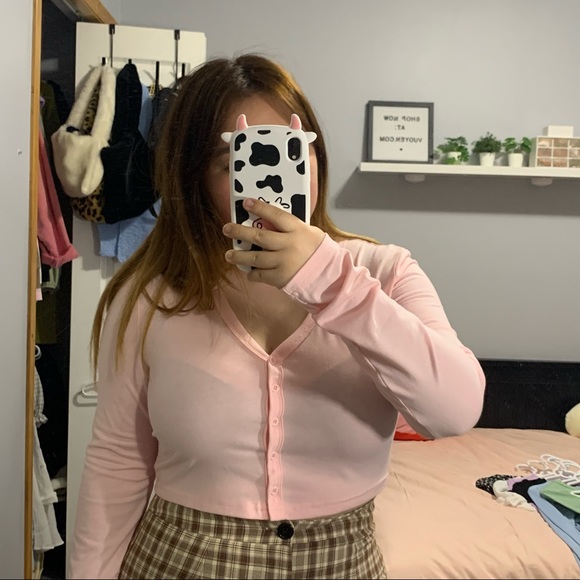 Pink crop long sleeve - Picture 3 of 3